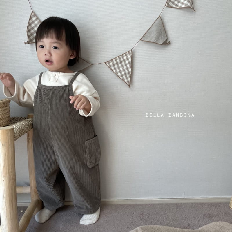 BELLA BAMBINA - Korean Children Fashion - #Kfashion4kids - Marie Rib Dungarees Pants - 5