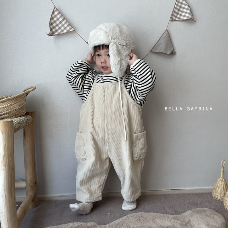 BELLA BAMBINA - Korean Children Fashion - #Kfashion4kids - Marie Rib Dungarees Pants - 8