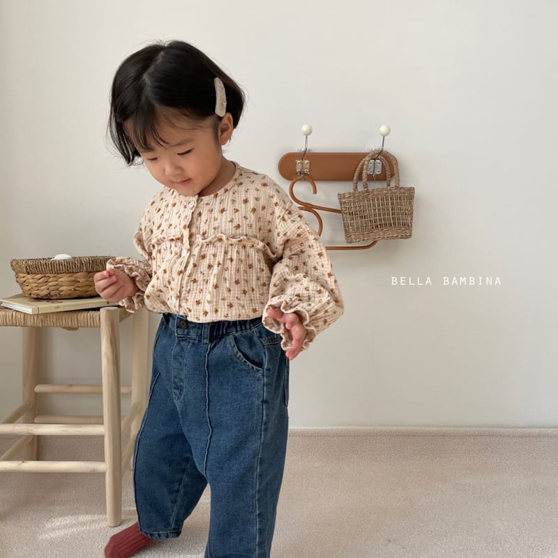 BELLA BAMBINA - Korean Children Fashion - #Kfashion4kids - Rose Frill Blouse - 2