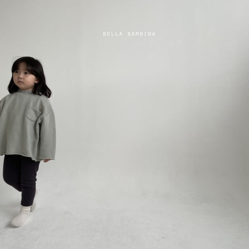 BELLA BAMBINA - Korean Children Fashion - #Kfashion4kids - Round Deggi Big Box Tee - 4
