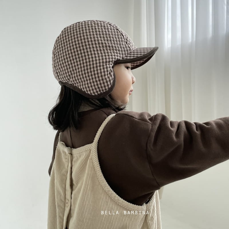 BELLA BAMBINA - Korean Children Fashion - #Kfashion4kids - Check Yoghurt Cap - 3