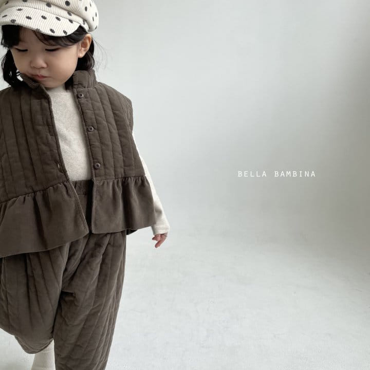 BELLA BAMBINA - Korean Children Fashion - #Kfashion4kids - Half Frill Vest - 12