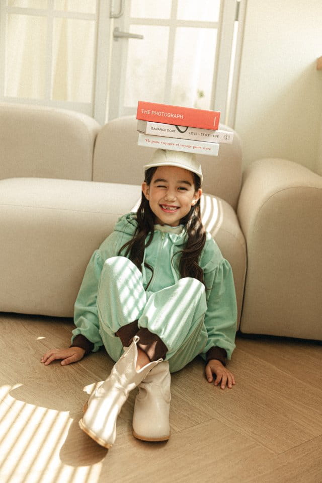 BERRY BERRY - Korean Children Fashion - #Kfashion4kids - Terry Top Bottom Set - 10