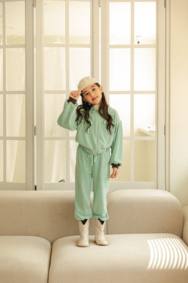 BERRY BERRY - Korean Children Fashion - #Kfashion4kids - Terry Top Bottom Set - 5