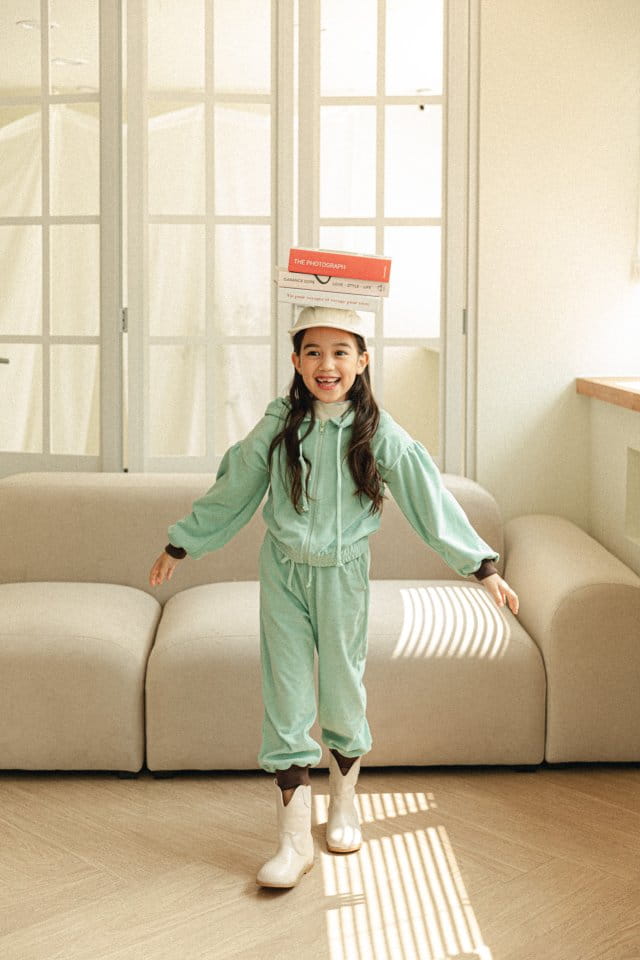 BERRY BERRY - Korean Children Fashion - #Kfashion4kids - Terry Top Bottom Set - 9