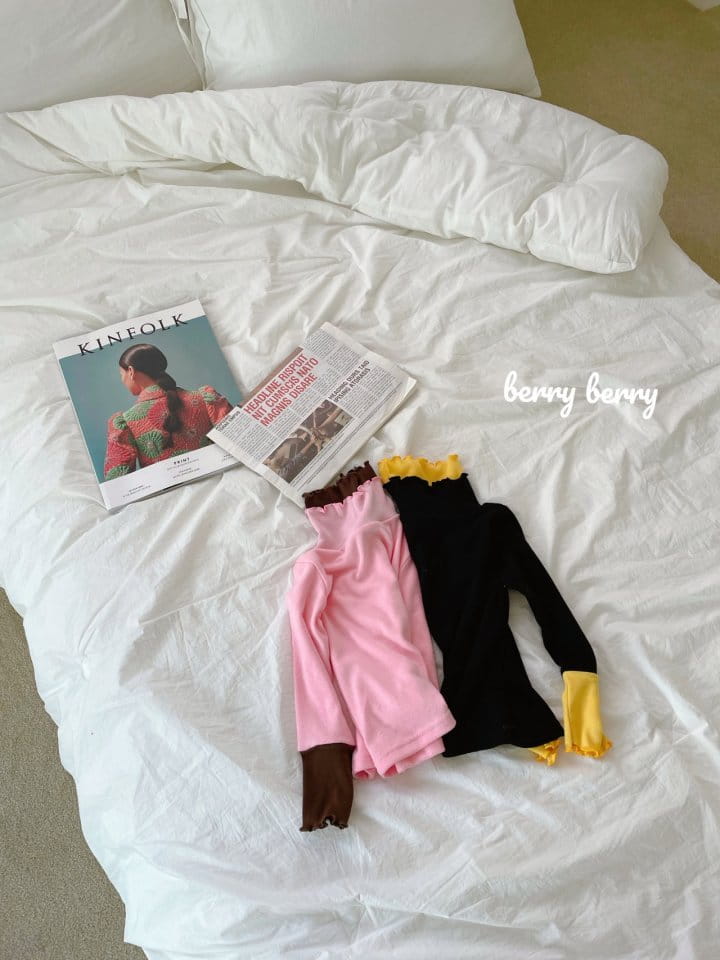 BERRY BERRY - Korean Children Fashion - #Kfashion4kids - Half Turtleneck Tee