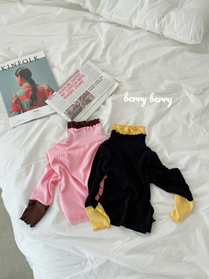 BERRY BERRY - Korean Children Fashion - #Kfashion4kids - Half Turtleneck Tee - 3