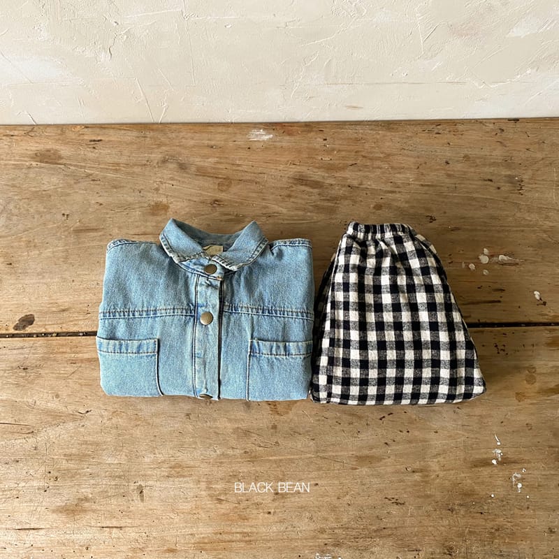 BLACK BEAN - Korean Children Fashion - #Kfashion4kids - Popi Denim Shirt