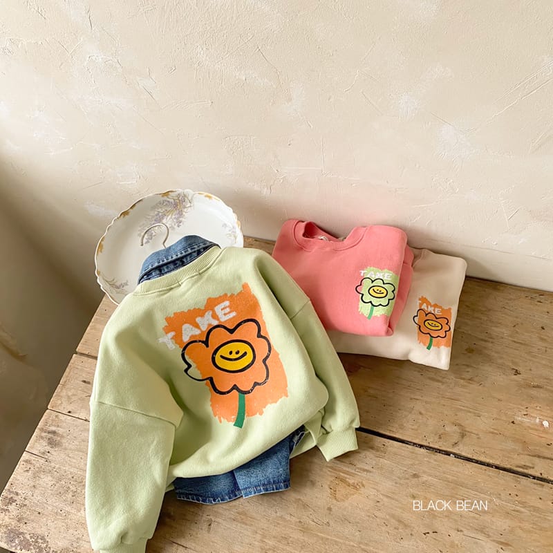 BLACK BEAN - Korean Children Fashion - #Kfashion4kids - Flower Sweatshirt - 6