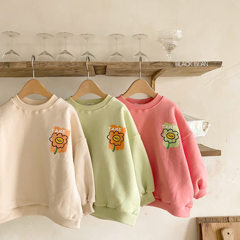 BLACK BEAN - Korean Children Fashion - #Kfashion4kids - Flower Sweatshirt - 7