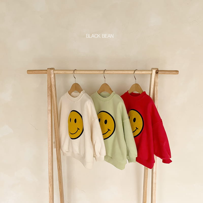 BLACK BEAN - Korean Children Fashion - #Kfashion4kids - Happy Sweatshirt