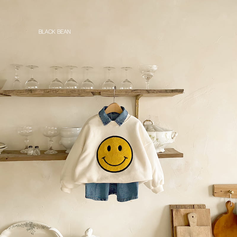 BLACK BEAN - Korean Children Fashion - #Kfashion4kids - Happy Sweatshirt - 3
