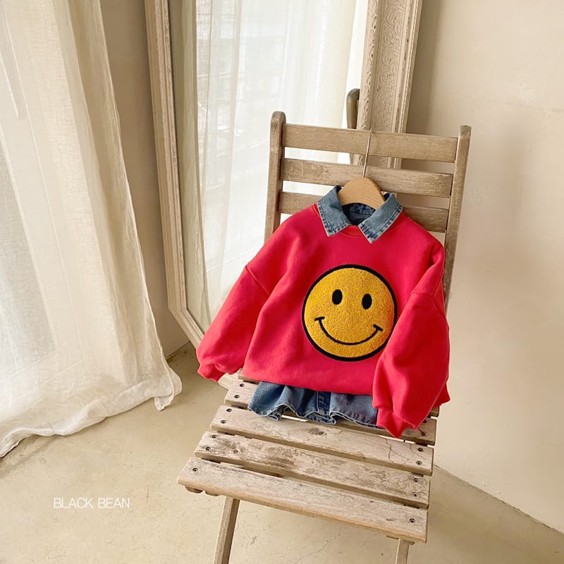 BLACK BEAN - Korean Children Fashion - #Kfashion4kids - Happy Sweatshirt - 4