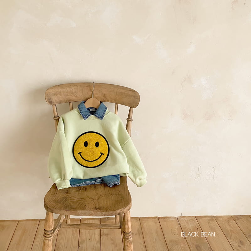 BLACK BEAN - Korean Children Fashion - #Kfashion4kids - Happy Sweatshirt - 5