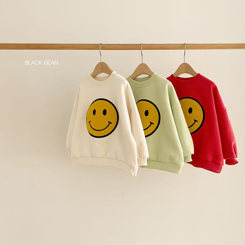 BLACK BEAN - Korean Children Fashion - #Kfashion4kids - Happy Sweatshirt - 8