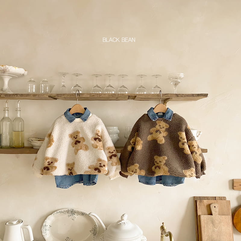 BLACK BEAN - Korean Children Fashion - #Kfashion4kids - Pooh Sweatshirt - 8