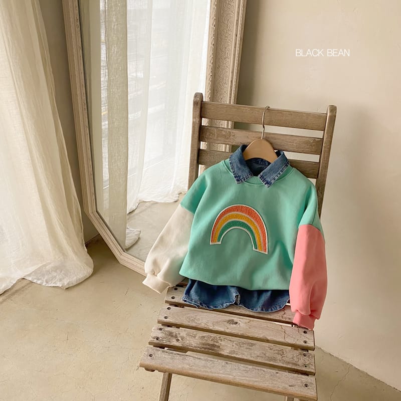 BLACK BEAN - Korean Children Fashion - #Kfashion4kids - Rainbow Sweatshirt - 2