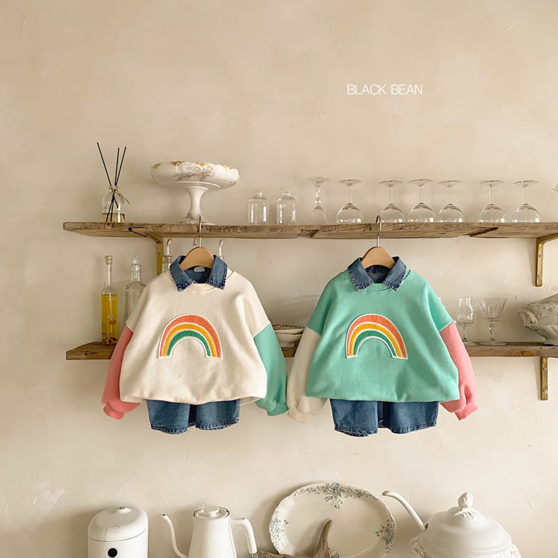 BLACK BEAN - Korean Children Fashion - #Kfashion4kids - Rainbow Sweatshirt - 3