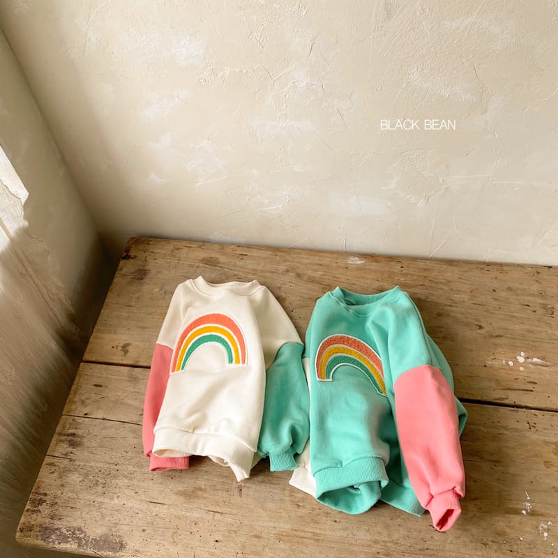 BLACK BEAN - Korean Children Fashion - #Kfashion4kids - Rainbow Sweatshirt - 4