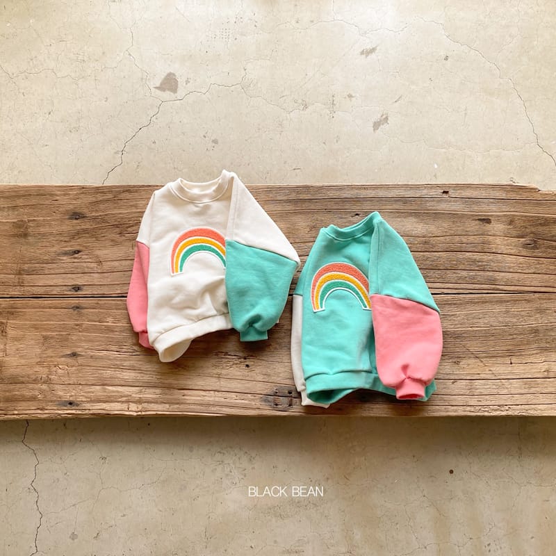 BLACK BEAN - Korean Children Fashion - #Kfashion4kids - Rainbow Sweatshirt - 8