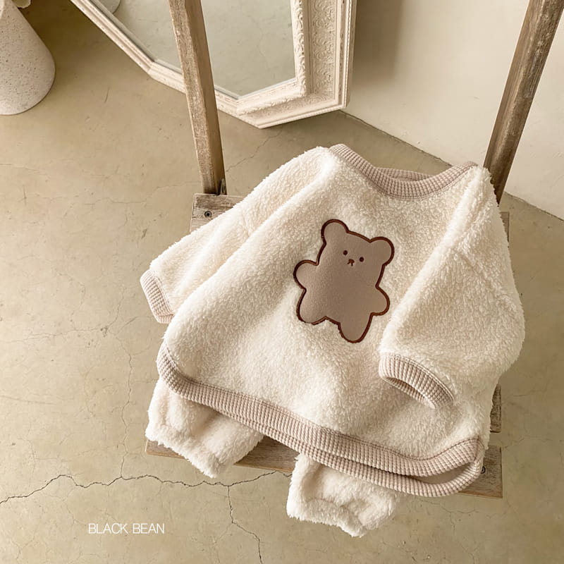 BLACK BEAN - Korean Children Fashion - #Kfashion4kids - Jelly Bear Bebe Top Bottom Set - 5
