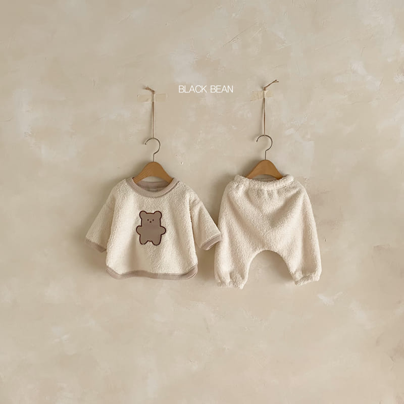 BLACK BEAN - Korean Children Fashion - #Kfashion4kids - Jelly Bear Bebe Top Bottom Set - 9