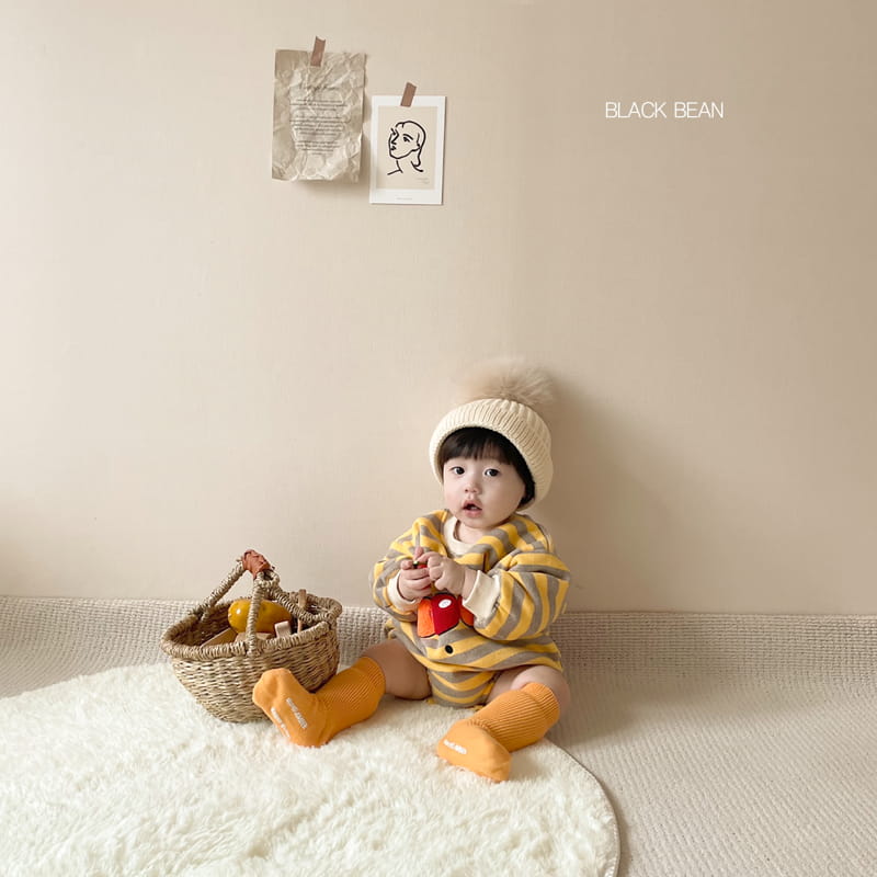 BLACK BEAN - Korean Children Fashion - #Kfashion4kids - Plain Bread Bebe Bodysuit - 8