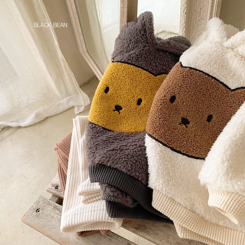 BLACK BEAN - Korean Children Fashion - #Kfashion4kids - Ppogeulei Hoody Bottom Set - 4