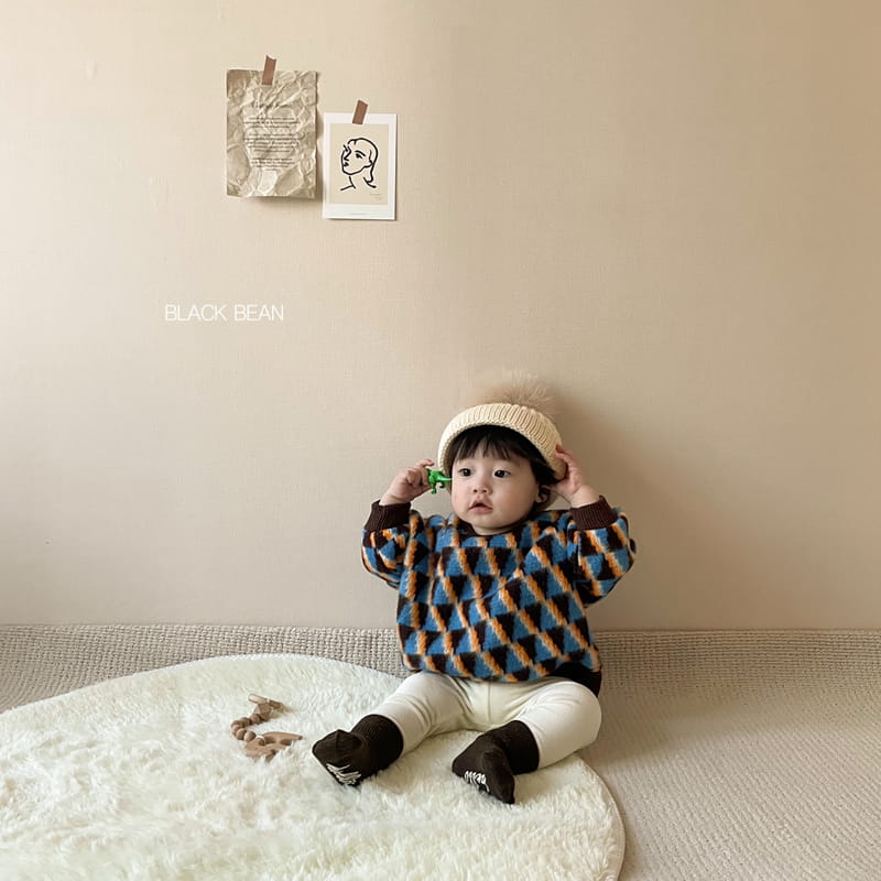 BLACK BEAN - Korean Children Fashion - #Kfashion4kids - Roy Bebe Top Bottom Set - 2