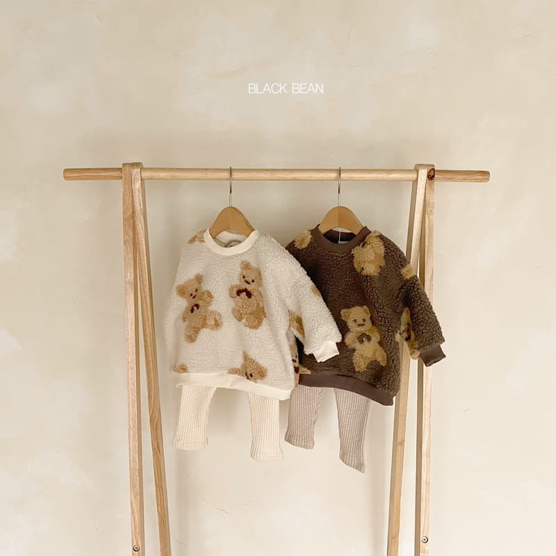 BLACK BEAN - Korean Children Fashion - #Kfashion4kids - Pooh Bebe Top Bottom Set - 8