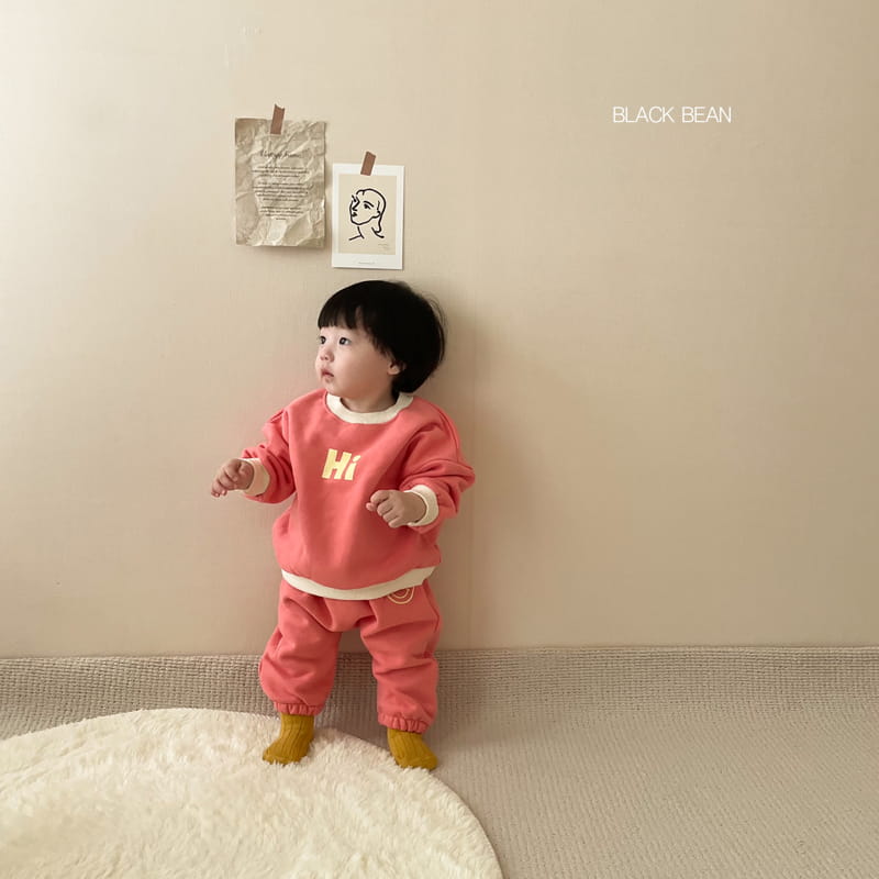 BLACK BEAN - Korean Children Fashion - #Kfashion4kids - Hi Bebe Top Bottom Set - 10
