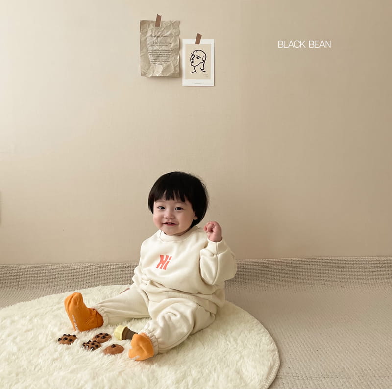 BLACK BEAN - Korean Children Fashion - #Kfashion4kids - Hi Bebe Top Bottom Set - 12