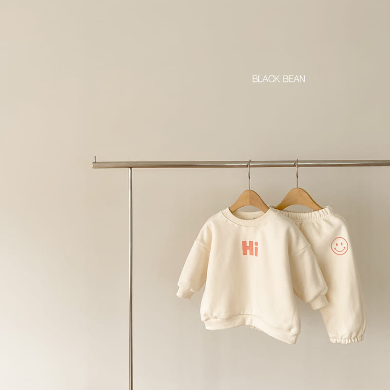 BLACK BEAN - Korean Children Fashion - #Kfashion4kids - Hi Bebe Top Bottom Set - 4