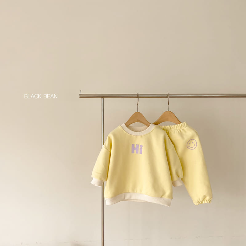 BLACK BEAN - Korean Children Fashion - #Kfashion4kids - Hi Bebe Top Bottom Set - 5
