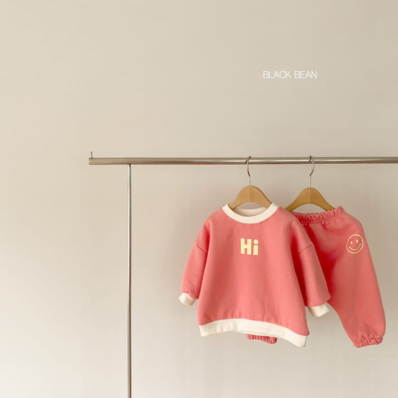 BLACK BEAN - Korean Children Fashion - #Kfashion4kids - Hi Bebe Top Bottom Set - 6