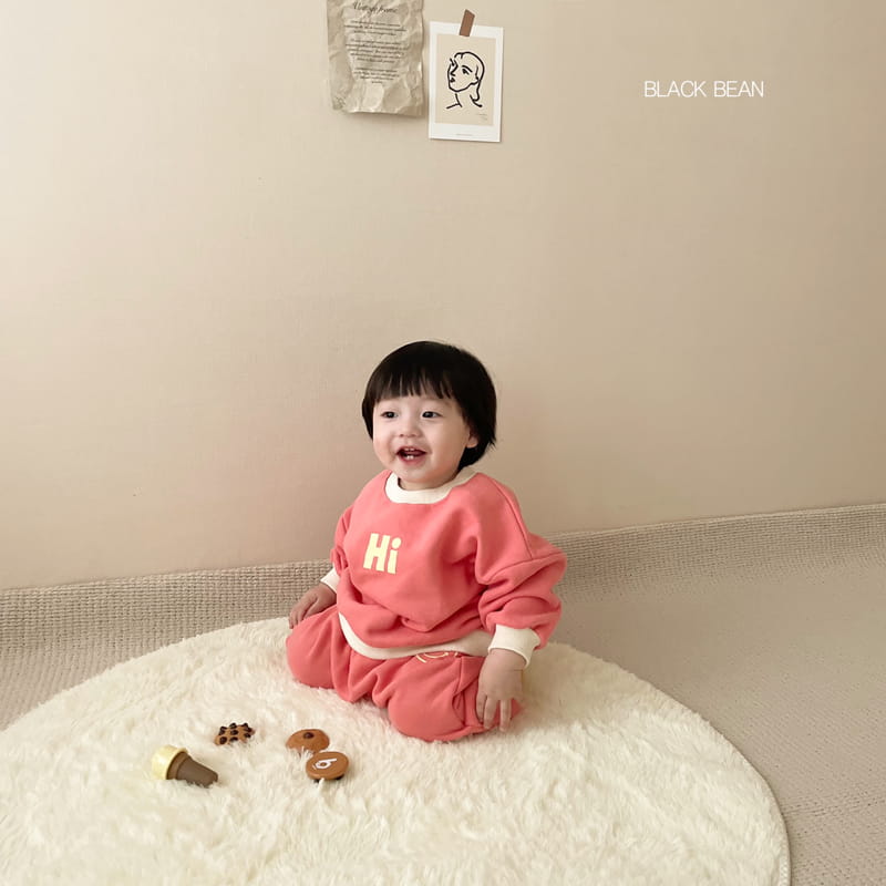 BLACK BEAN - Korean Children Fashion - #Kfashion4kids - Hi Bebe Top Bottom Set - 9