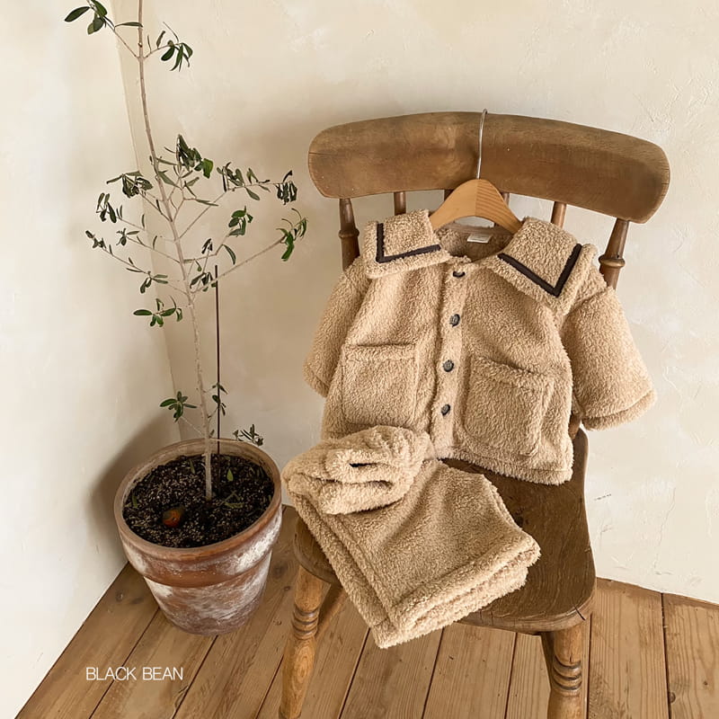 BLACK BEAN - Korean Children Fashion - #Kfashion4kids - Mongsil Bebe Top Bottom Set