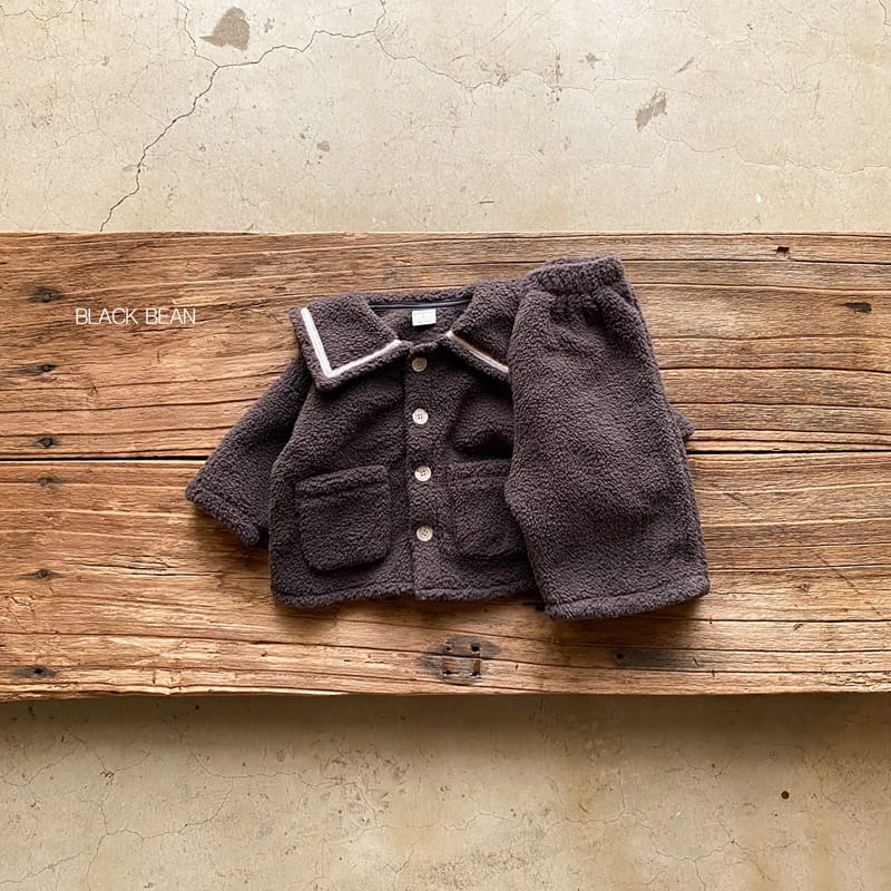 BLACK BEAN - Korean Children Fashion - #Kfashion4kids - Mongsil Bebe Top Bottom Set - 2