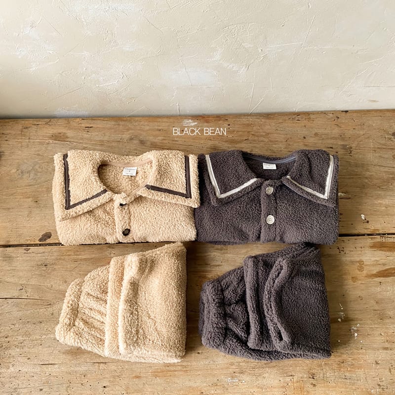 BLACK BEAN - Korean Children Fashion - #Kfashion4kids - Mongsil Bebe Top Bottom Set - 3