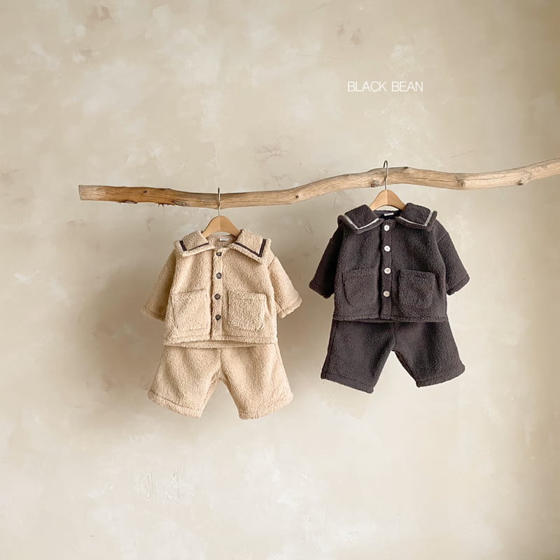 BLACK BEAN - Korean Children Fashion - #Kfashion4kids - Mongsil Bebe Top Bottom Set - 4