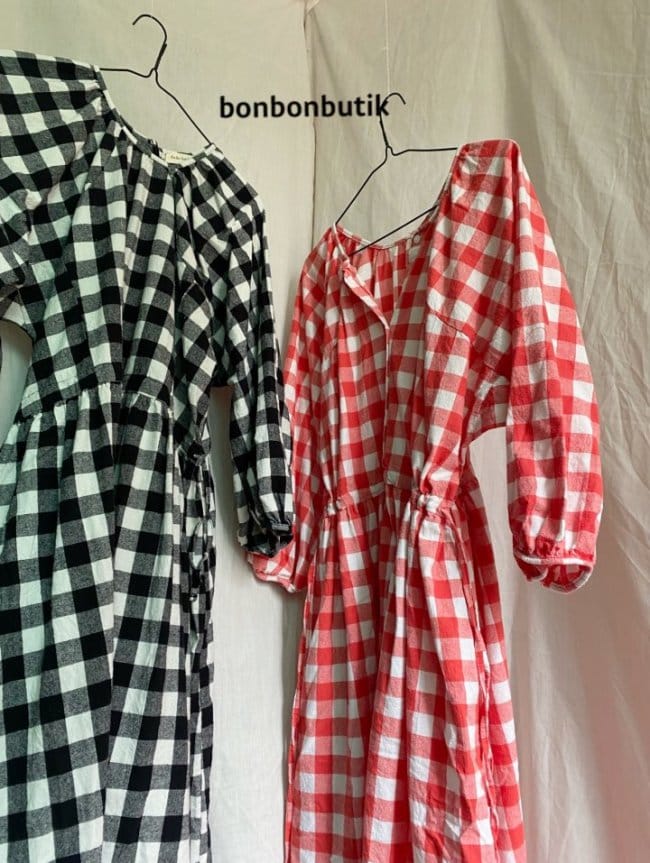 BON BON BUTIK - Korean Children Fashion - #Kfashion4kids - Mom Long Fran One-piece