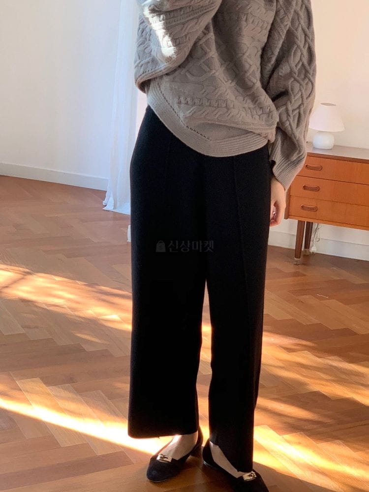 BOWEN - Korean Children Fashion - #Kfashion4kids - Pintuck Knit Pants - 2