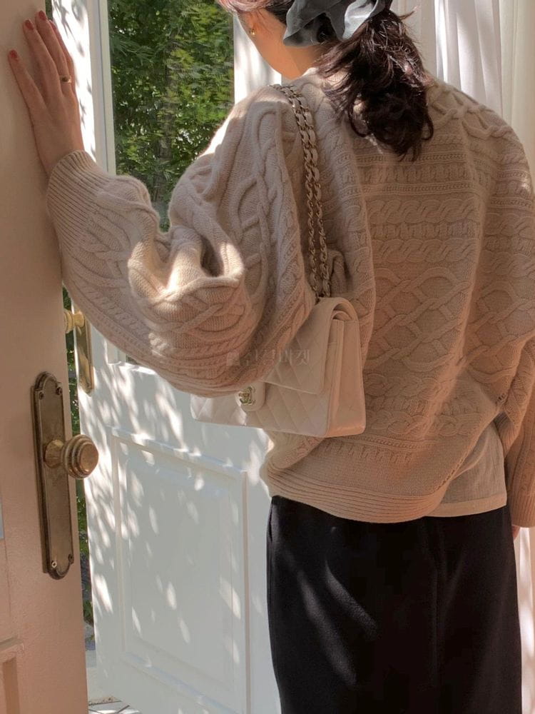 BOWEN - Korean Children Fashion - #Kfashion4kids - Cashmere Dolman Knit