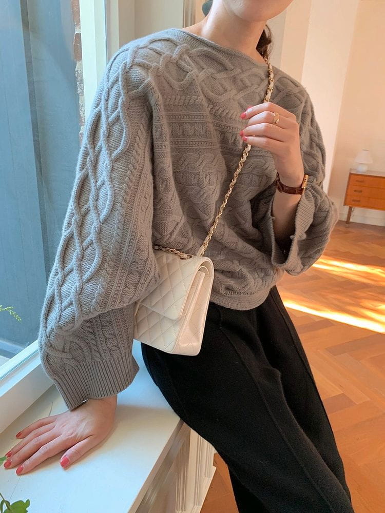 BOWEN - Korean Children Fashion - #Kfashion4kids - Cashmere Dolman Knit - 5