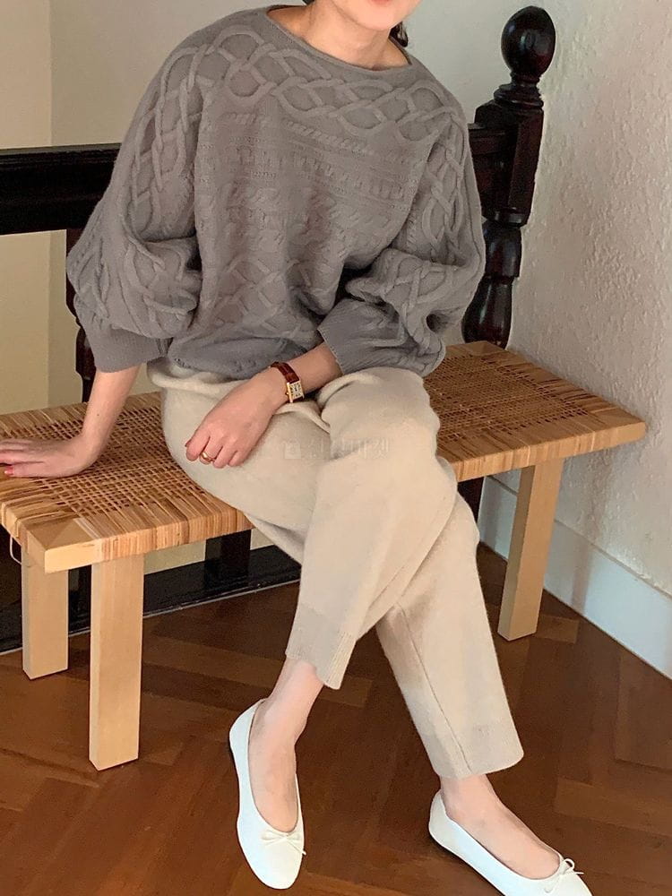 BOWEN - Korean Children Fashion - #Kfashion4kids - Cashmere Dolman Knit - 6