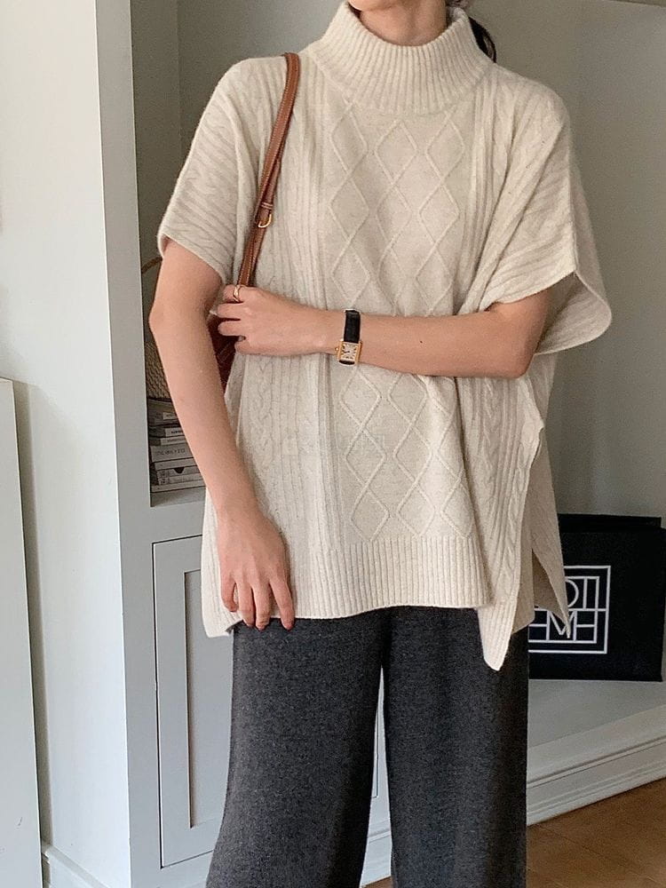 BOWEN - Korean Children Fashion - #Kfashion4kids - Papi Cape Knit - 4