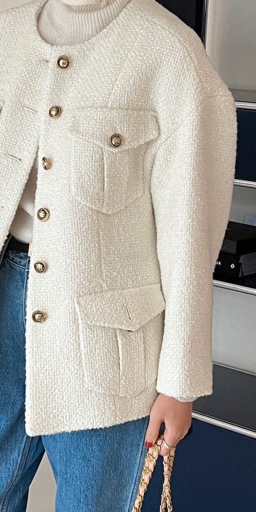 BOWEN - Korean Children Fashion - #Kfashion4kids - Melow Twid Jacket - 7
