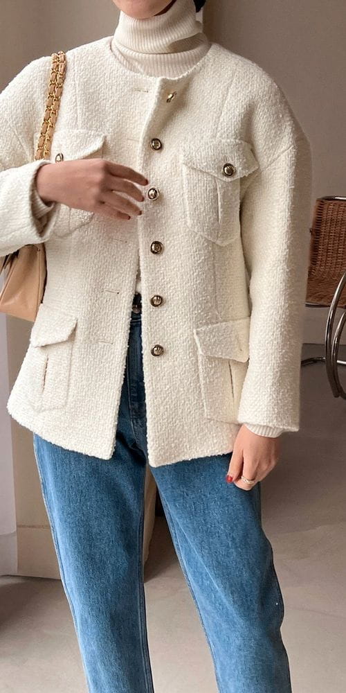 BOWEN - Korean Children Fashion - #Kfashion4kids - Melow Twid Jacket - 8