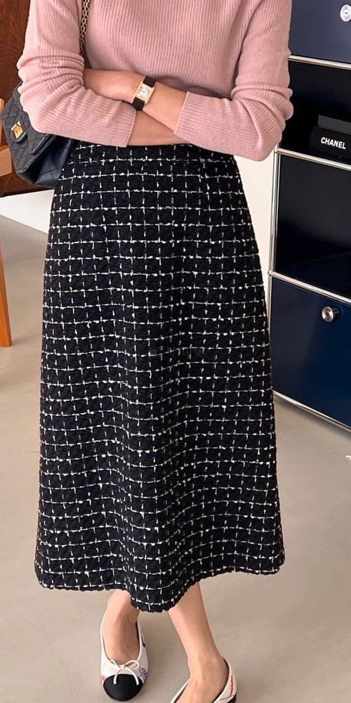 BOWEN - Korean Children Fashion - #Kfashion4kids - Daisy Twid Skirt - 2