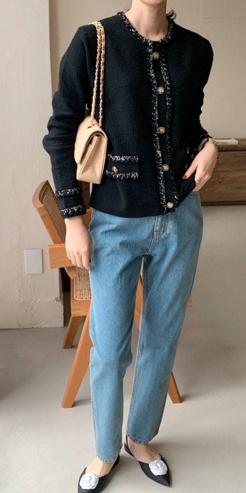 BOWEN - Korean Children Fashion - #Kfashion4kids - Twid Knit Jacket - 4